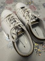 Lacoste Sneakers Donna N. 35.5 – Bianche/Oro