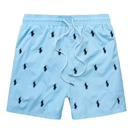 Ralph Lauren Badehose, hellblau mit Reiter, Grösse XL.