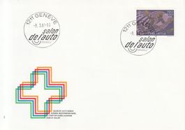 Sonderstempel SA. 50 Autosalon Genève 1981