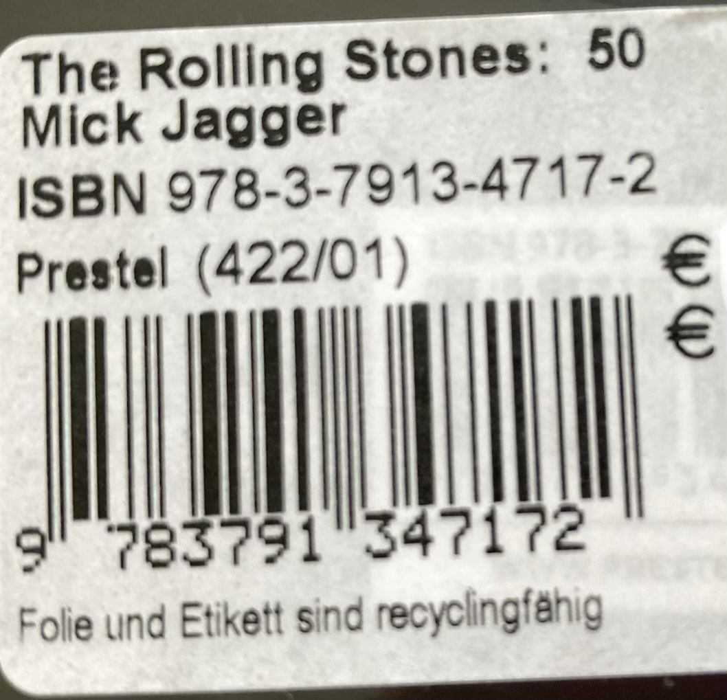Bücher: THE ROLLING STONES 50 MICK JAGGER – Neu und originalverpackt aus Bubikon von Luc666ifer 4