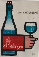 MELTINGER MINERALWASSER 1960 Original Plakat