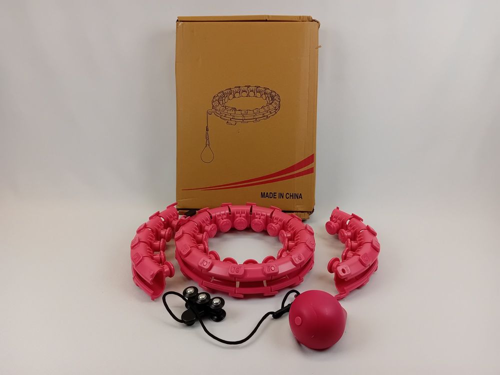 Victoper Smart Hula Hoop - 12+4 Abnehmbare Teile, 60-112cm Verstellbar Mit Kalorienzähler