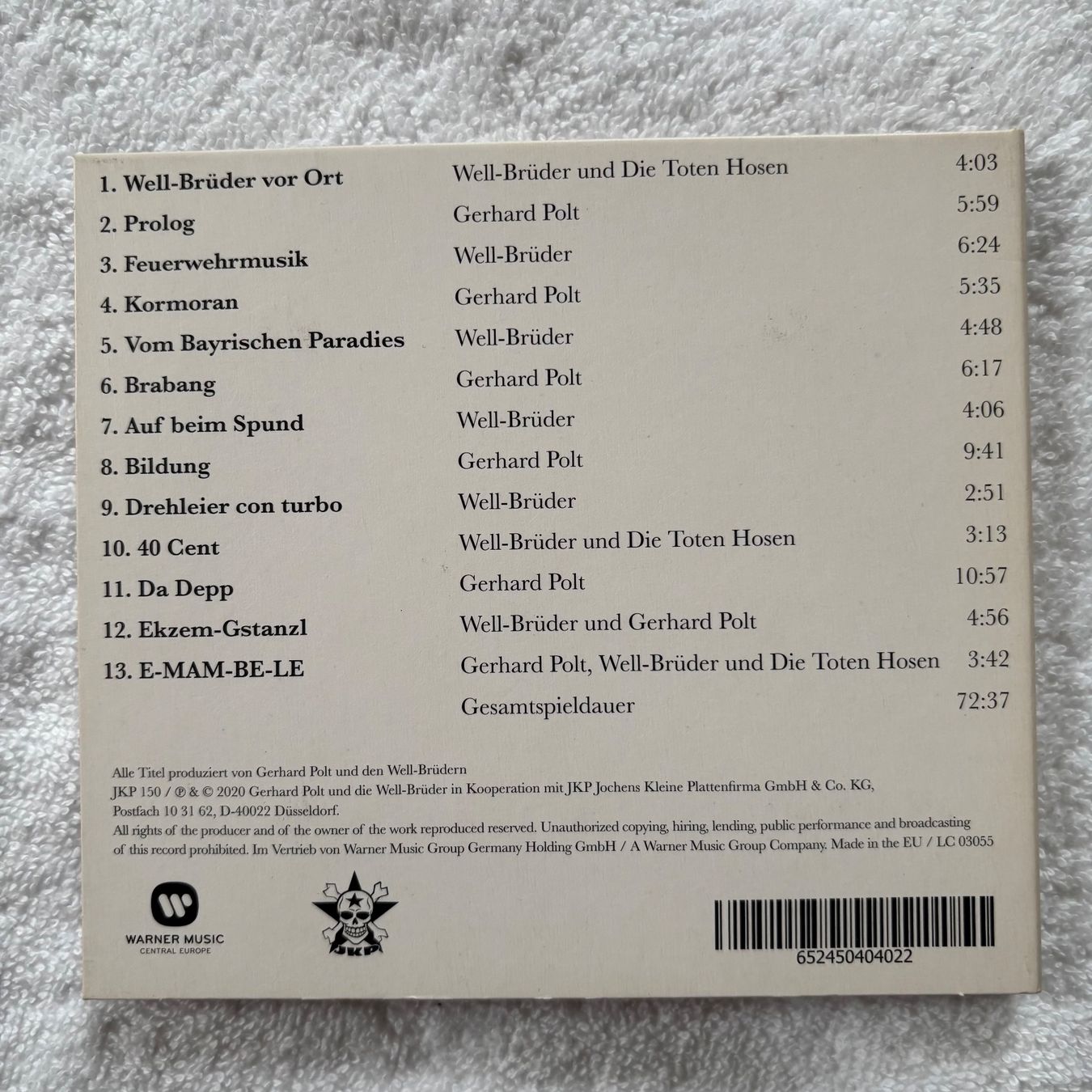 CD: Gerhard Polt + Well-Brüder: 40 Jahre – Usato da Stans venduto da Abukadnezar 1