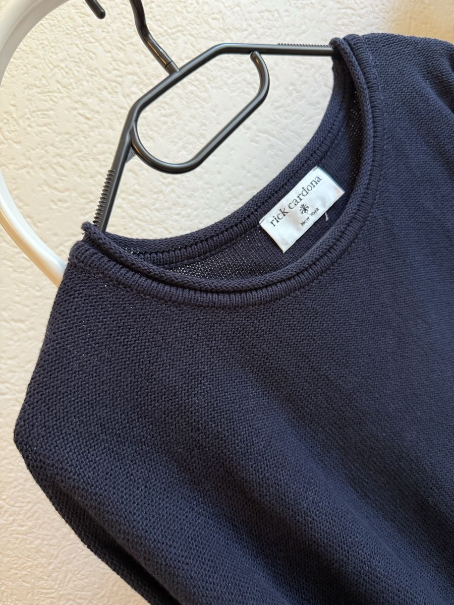 Maglioni & Felpe: Pull bleu marine coton Rick Cardona, t.M/38 – Usato da Tavannes venduto da Thriftshop 1