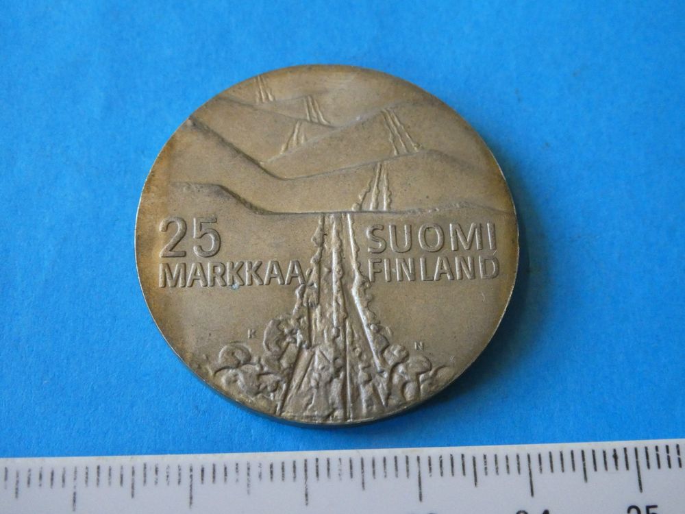 Monnaie Finlande 25 Markkaa 1979 – Turku – 26,3g Argent 500 – FDC