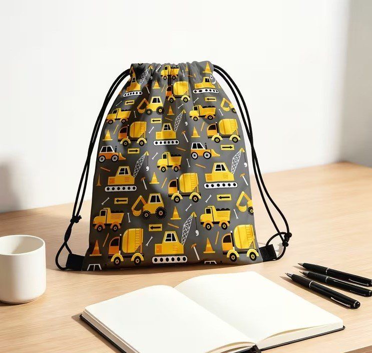 Zaini: Rucksack Baustelle Bagger Kran Kinderrucksack Kindergarten – Nuovo e nell'imballaggio originale da Dättlikon venduto da easythings 2