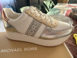 Michael Kors Monique Trainer, gr 39, Silber Multi
