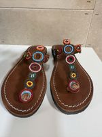 Flipflop Leder Grösse 38 beaded upper laidbacklondon