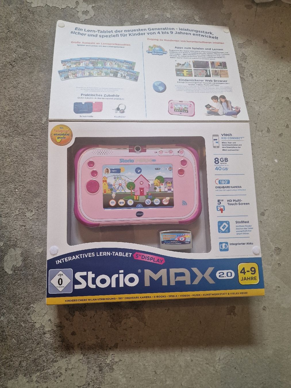 Vtech Tablet PC: V-tech interaktives Lern Tablet – Neu und originalverpackt aus Weinfelden von Tikmatik 1