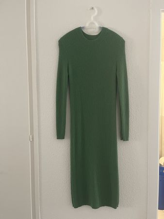 Strickkleid Marc O'Polo Denim grün gerippt neu mit Etikett
