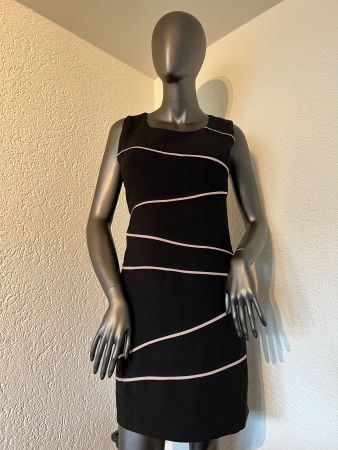 Korea Designerkleid Abendkleid Ärmellose Gr M schwarz