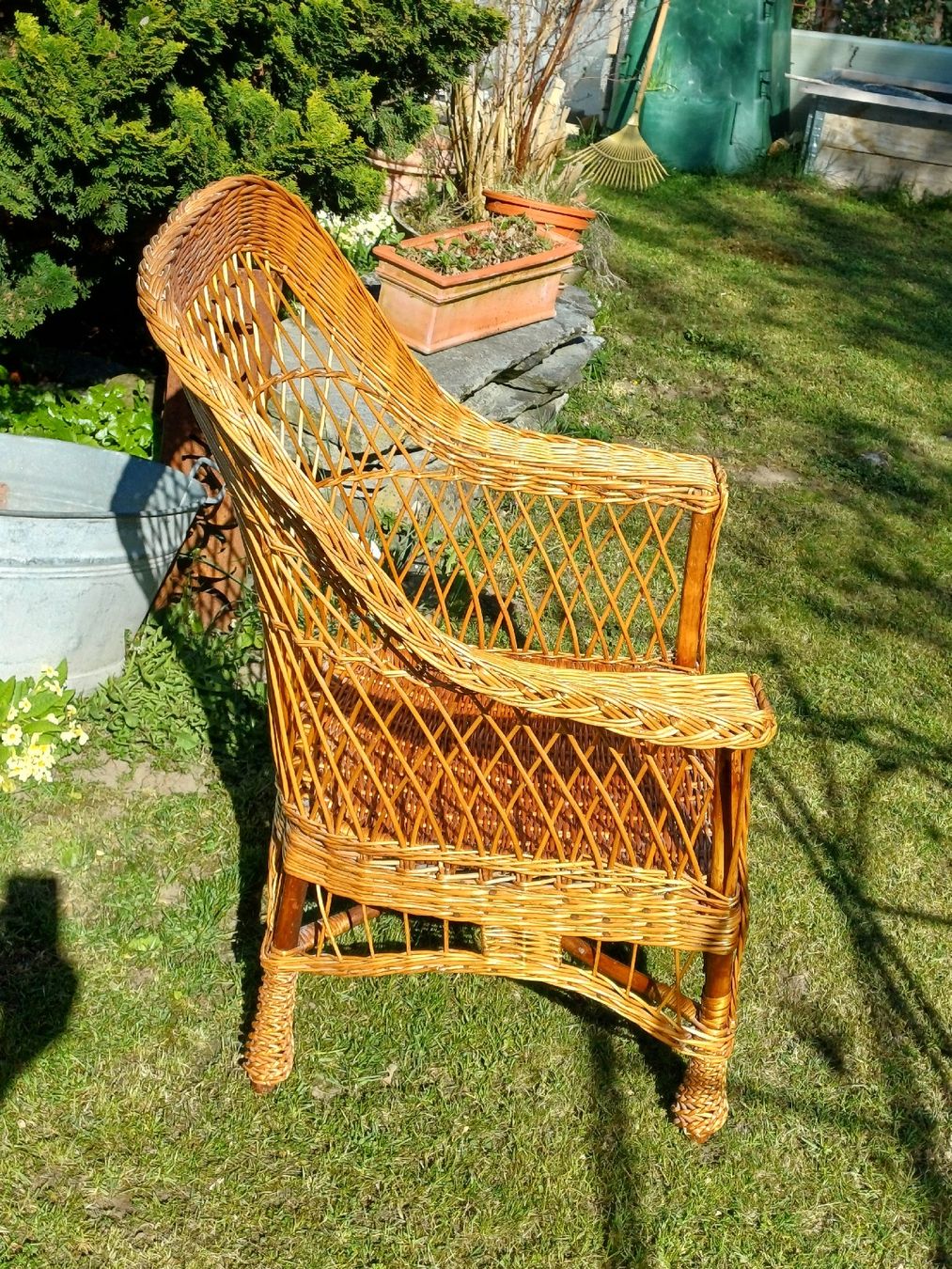 Sedie: Vintage Korbstuhl – Usato da Niederuzwil venduto da wolkenlos80 3