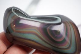Regenbogen Obsidian Massage Stein  Unikat