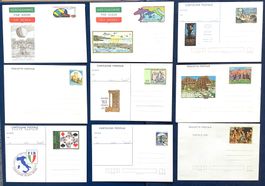 1983 Italien Aerogramm  Postkarten ** Jahrgang Komplett