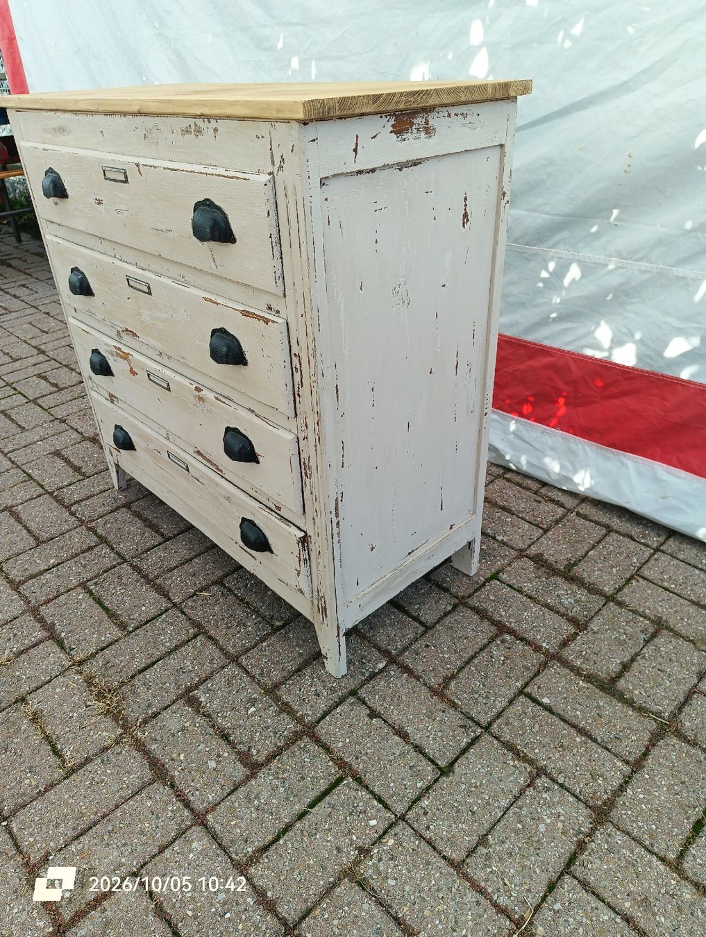 Cassettiere: Commode en bois à 4 tiroirs  – Usato da Veyrier venduto da MJ69BROC 3