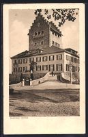 AK Uster, Blick zum Schloss, 1923
