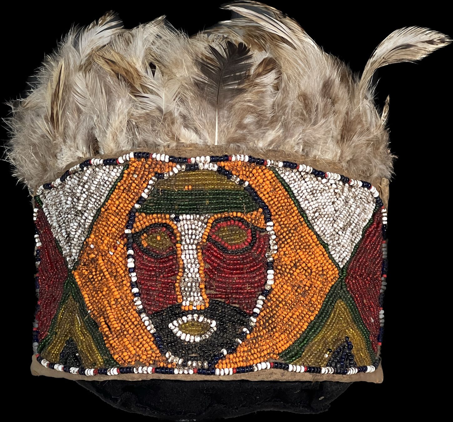 Accessori per capelli: 1940er Kopfschmuck des Tabwa-Stammes – Usato da Genève venduto da Greg_8ff 1