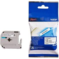 Brother P-Touch Band MK-231SBZ , 12 mm, schwarz auf weiss