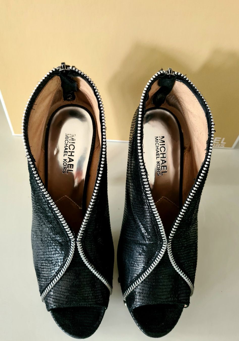 Michael Kors Scarpe da donna: Michael Kors bottines cuir,  pointure 37.5-38 – Usato da Thônex venduto da AneleManele 4