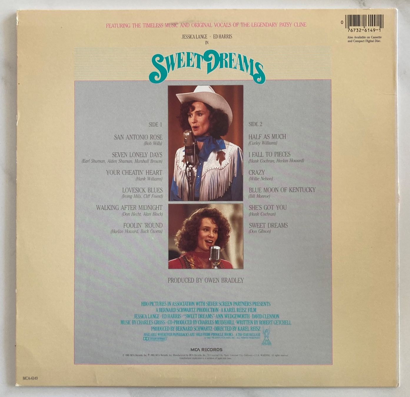 Dischi in vinile: MUSIQUE DE FILM / PATSY CLINE - SWEET DREAMS – Usato da Poliez-Pittet venduto da Newtown-Records 1