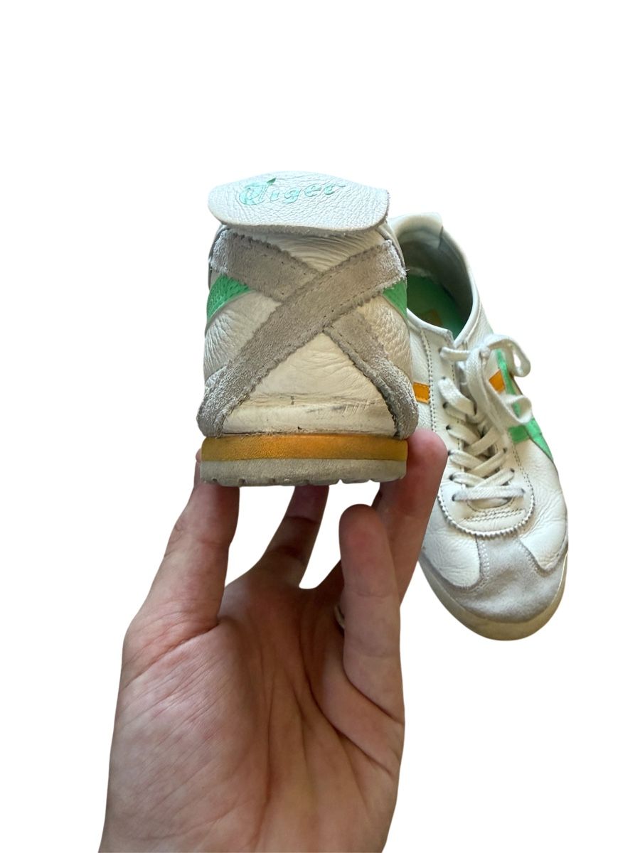 Onitsuka Chaussures hommes: Baskets Onitsuka Tiger blanches et vertes pointure 40.5  – D'occasion à Baulmes par resel_.tm 4