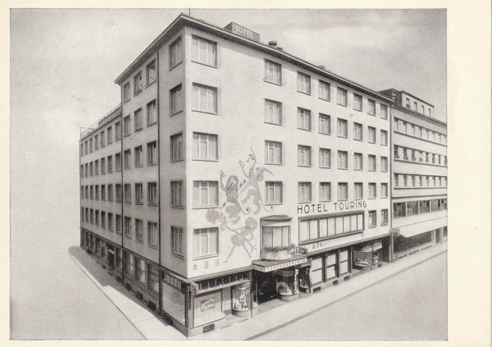 Cartoline postali: Basel Hotel Touring & Red Ox – Usato da Rorschacherberg venduto da fratovi2