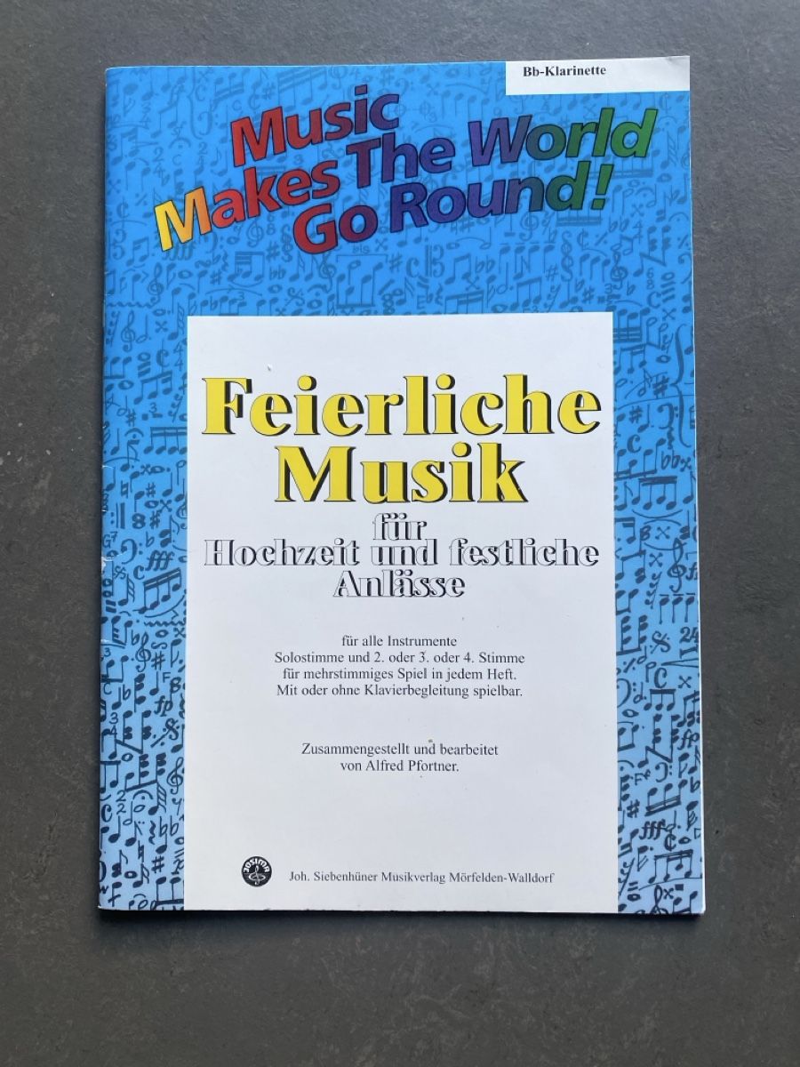Libri: Bb-Klarinette: Feierliche Musik – Nuovo (secondo la descrizione) da Dallenwil venduto da kavogt6