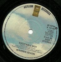 Zevon Warren: Excitable Boy 7"