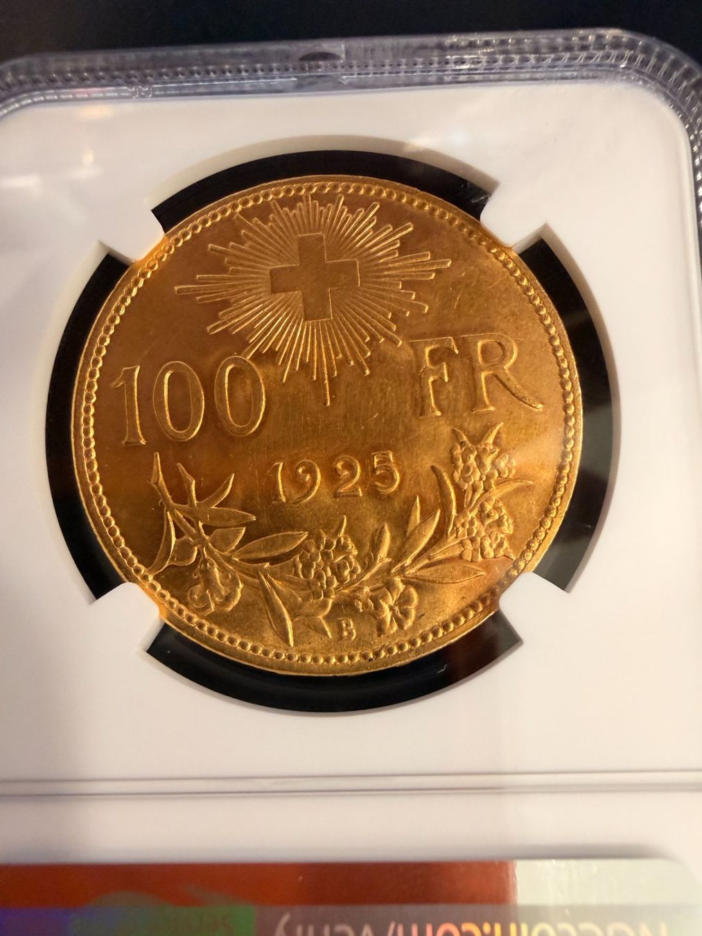 Alle Münzen: Schweiz 1925 100 Franken NGC MS61 – Gebraucht aus Bern von numismatictops 2