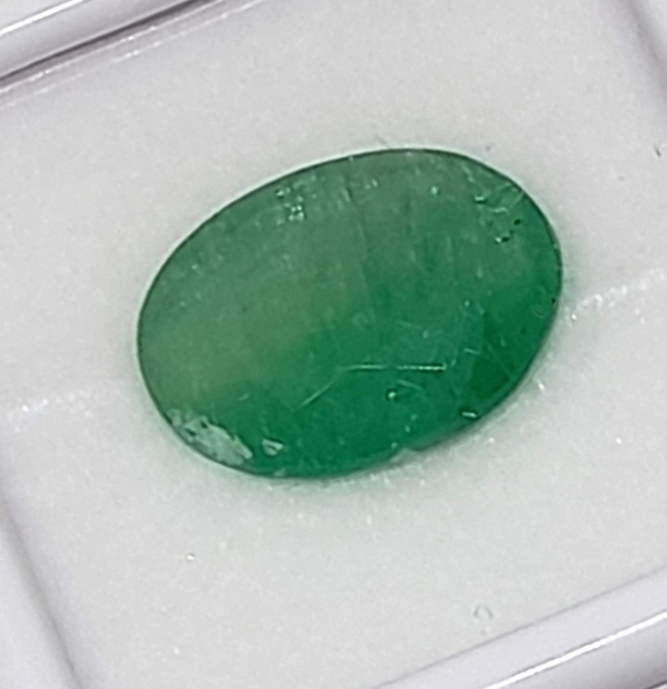 Edelsteine: 1x émeraude Colombie 4.91 ct - CERTIFICAT 910.- Fr – Neu (gemäss Beschreibung) aus Grimisuat von Valgem 1