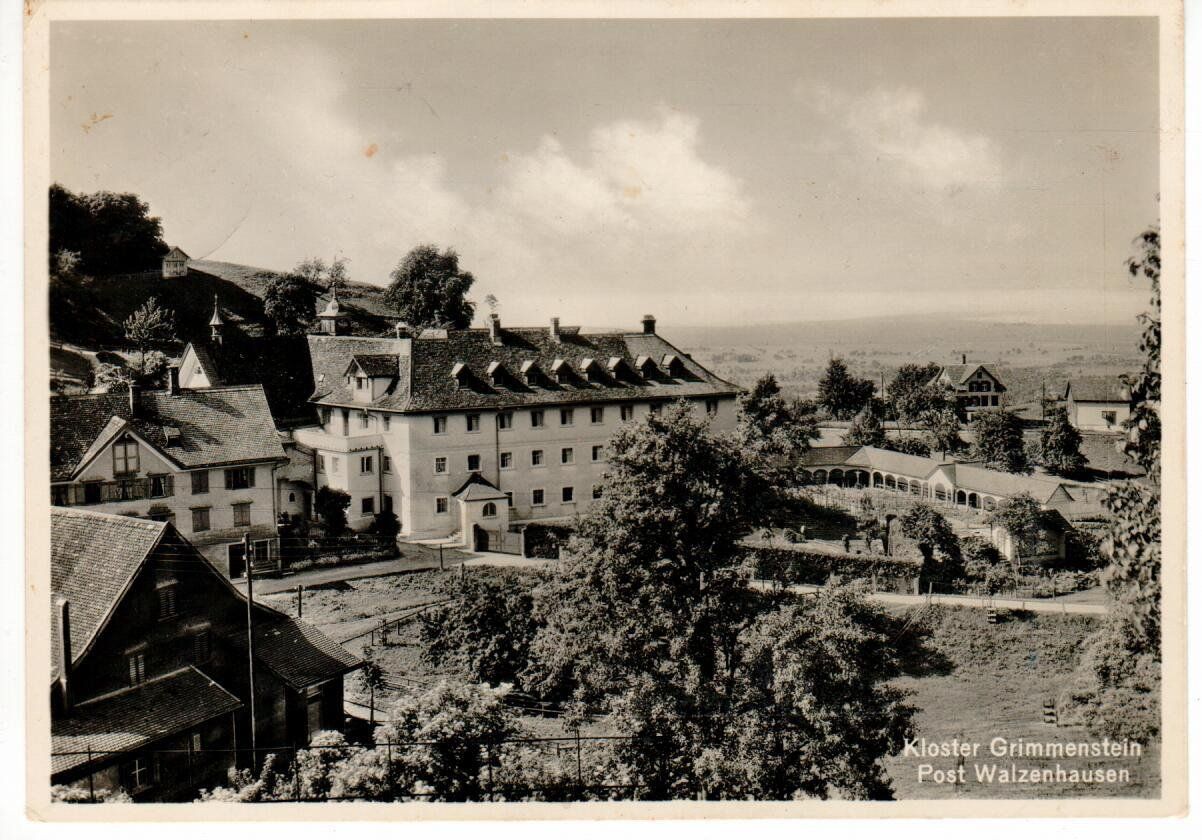 Ansichtskarten: Kloster Grimmenstein – Gebraucht aus Wolhusen von Curver9