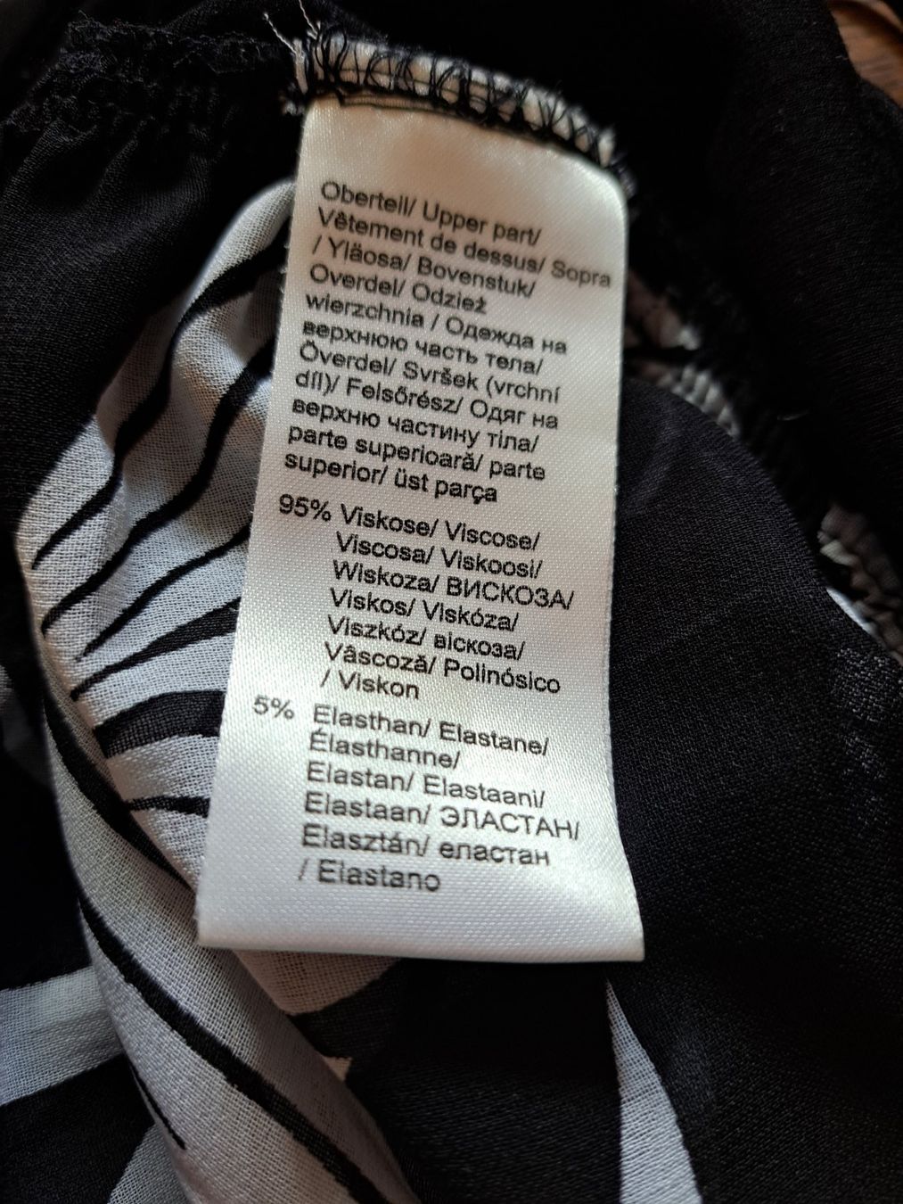 Vestiti: Damen Strandkleid schwarz-weiss, Grösse 36 – Usato da Rafz venduto da MuriFinn 5