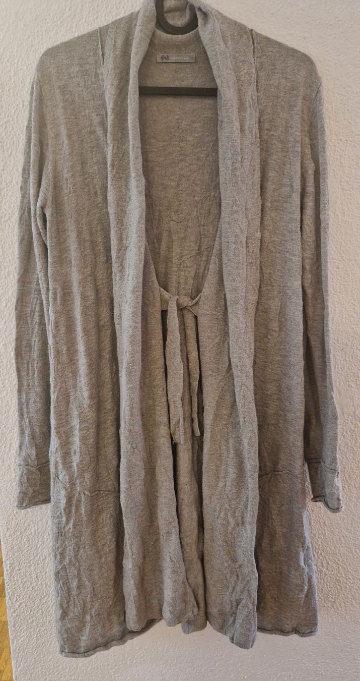 Nile Jacken: Nile Strickmantel, Gr. S, Grau/Beige – Gebraucht aus Kloten von somsing
