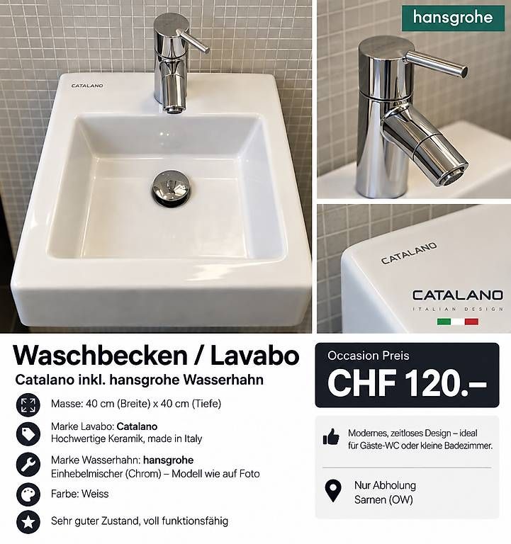 Lavabi & lavandini: Waschbecken / Lavabo – Usato da Alpnach Dorf venduto da iva_f6z2