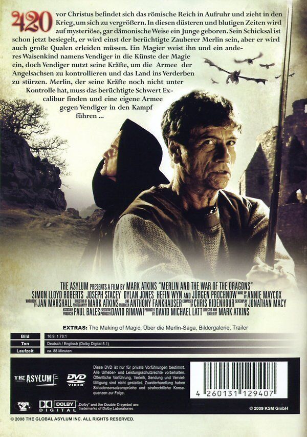 Alle DVDs: Merlin und der Krieg der Drachen- vergriffene DVD – Gebraucht aus Urdorf von Muluk 1
