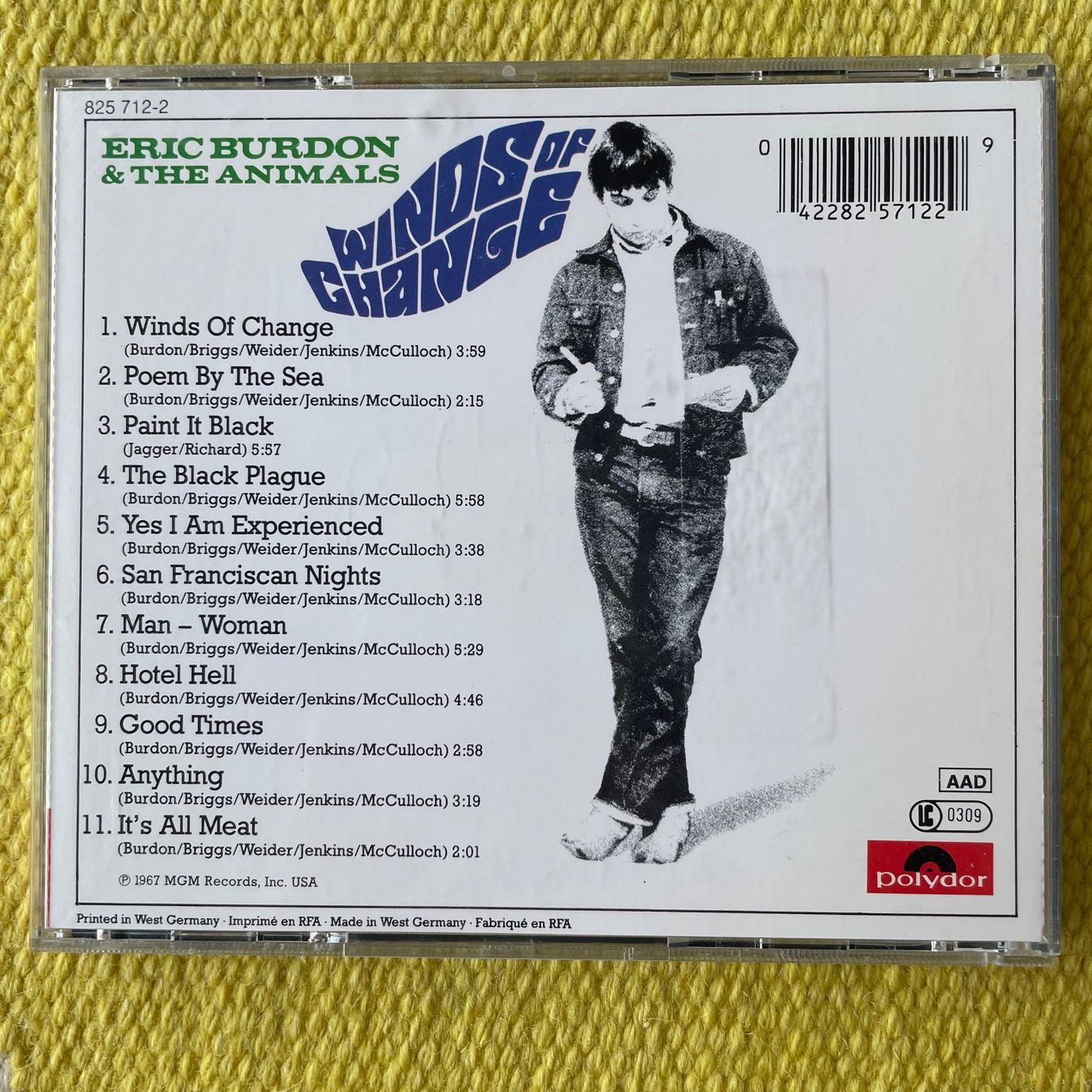 CD: ERIC BURDON&THE ANIMALS-WINDS OF CHANGE67 – Usato da Rorschacherberg venduto da CD-Roli 1