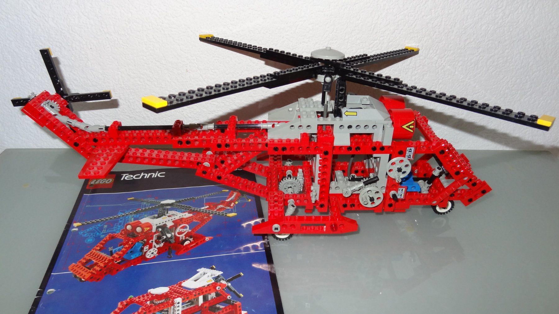 Lego Giocattoli: Lego Technic 8856 Rettungshubschrauber von 1991 – Usato da Winterthur venduto da Blueedition