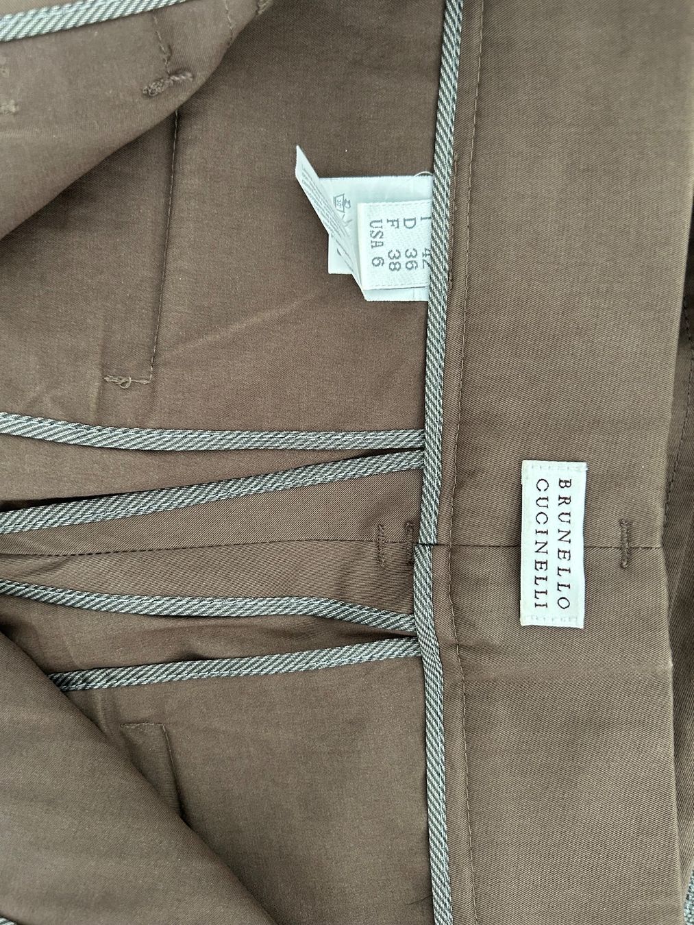 Brunello Cucinelli Pantaloni: Brunello Cucinelli Elegante Designer Stoffhose Damen – Usato da Wimmis venduto da rimnakit 2