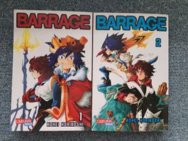 Barrage 1, 2 Manga 1.Auflage komplette Reihe