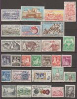 Superbe collection de timbres tchécoslovaques - vintage!