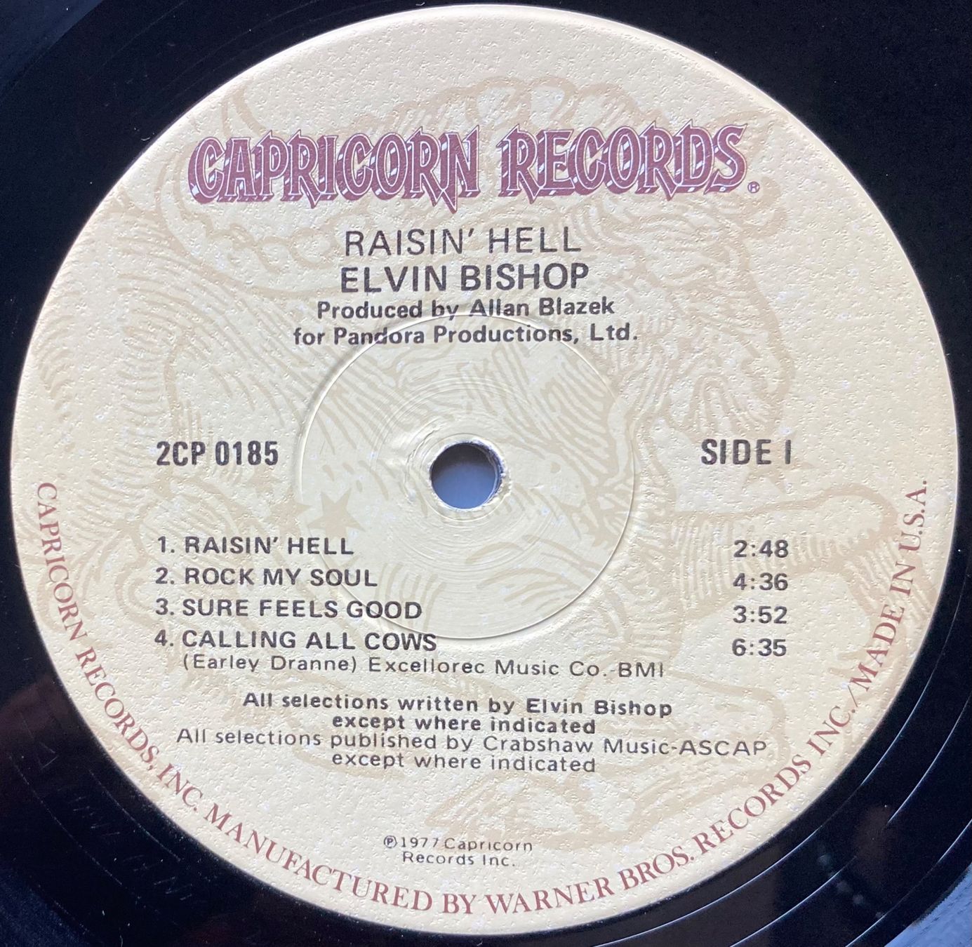 Schallplatten: ELVIN BISHOP - RAISIN' HELL – Gebraucht aus Poliez-Pittet von Newtown-Records 4