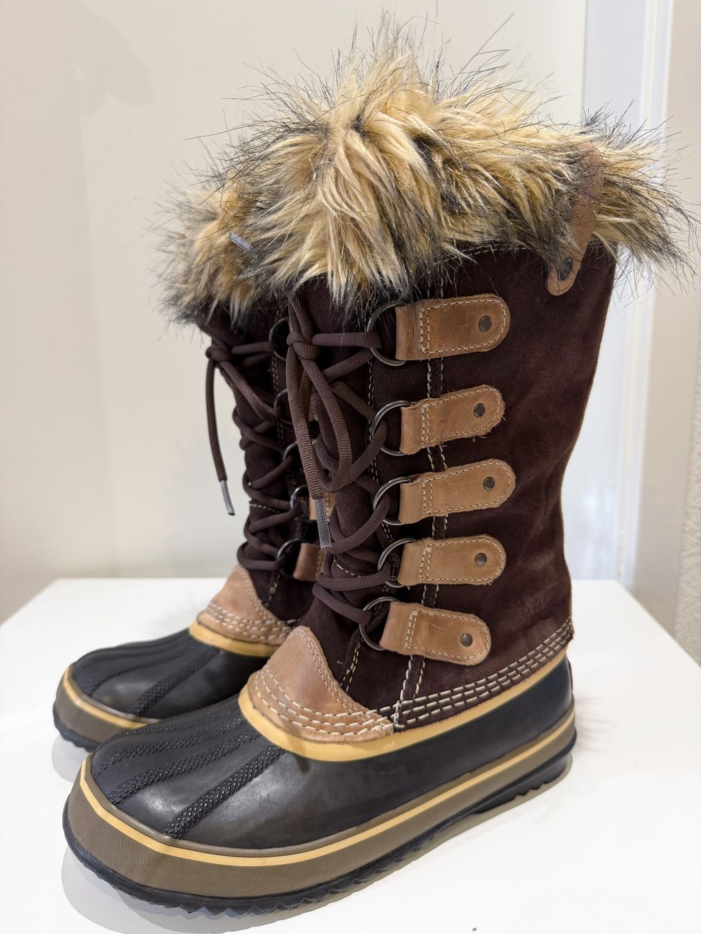 Sorel Damenschuhe: SOREL Winterstiefel Boots mit Fellfutter – EU 38.5 – Gebraucht aus Dietikon von Angy94