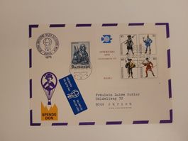 1975 Hochalpen Ballonflug Mürren