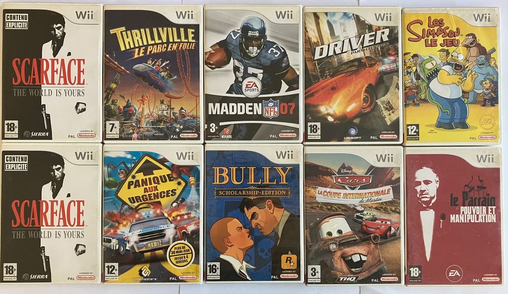 Lot de jeux Nintendo Wii - Jeux vidéo