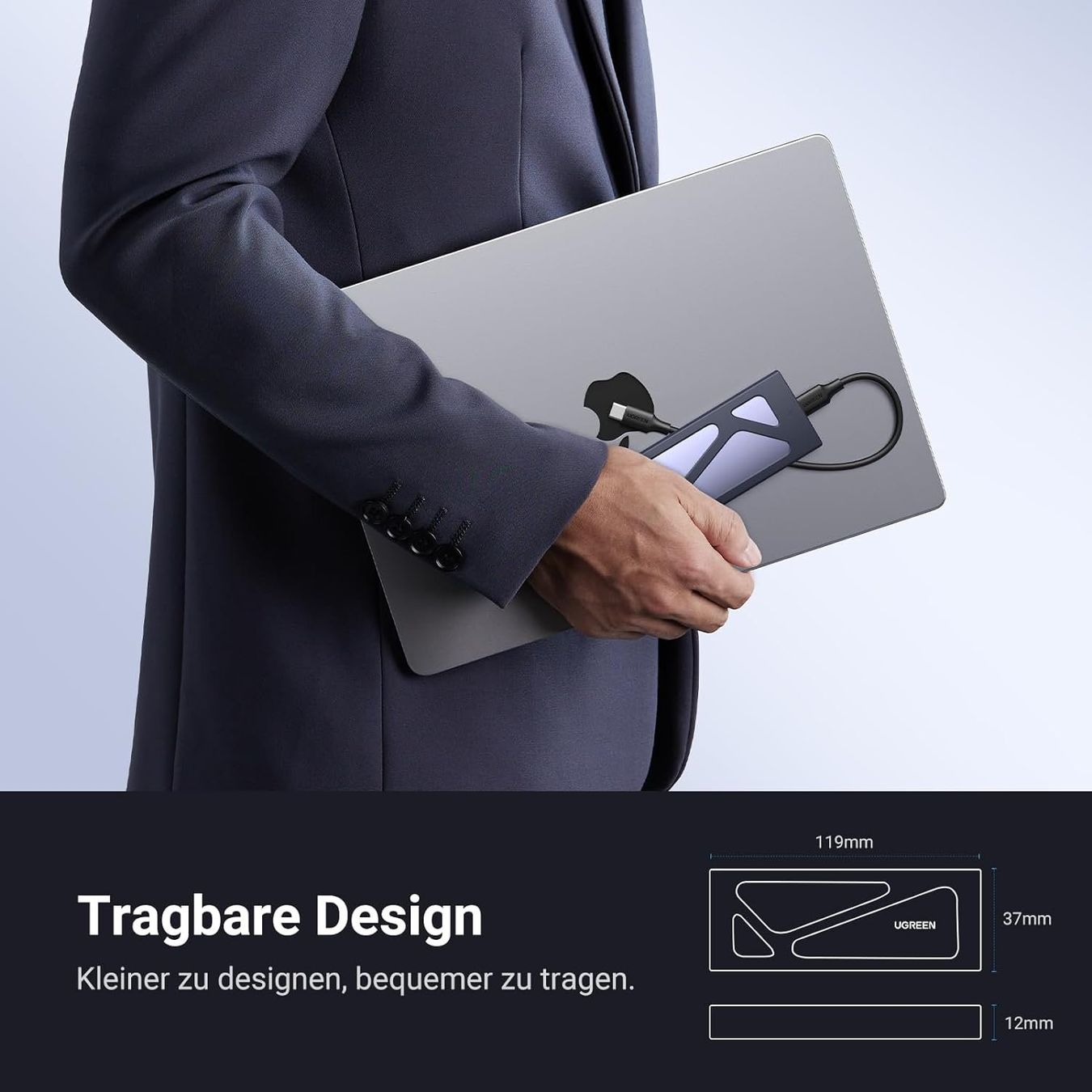 Dischi rigidi: M.2 NVMe PCIe USB-C SSD-Gehäuse 10Gbps – Nuovo e nell'imballaggio originale da Châtelaine venduto da topshop.switzerland 8
