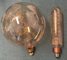 2 Giant Philips Filament Glühbirnen 