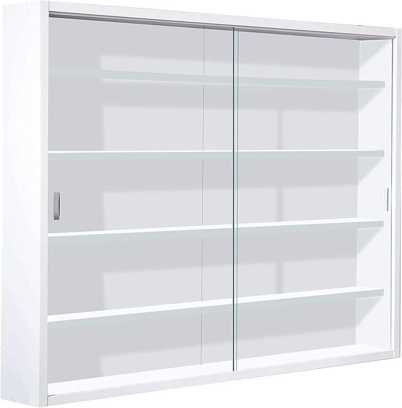 Vitrines: Wandvitrine Sammlervitrine Hängevitrine Beleuchtung Glas – Neuf avec emballage d'origine à Genève par Top-Trend