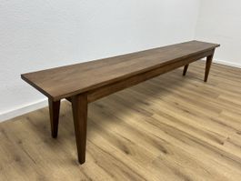 Bank (220x32,5cm), Buche gebeizt