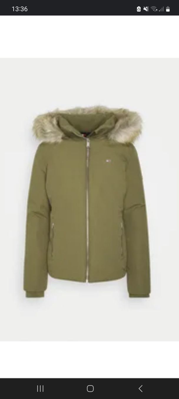 Tommy Hilfiger Jacken: Daunenjacke oliv Hilfiger Jeans – Gebraucht aus Küssnacht am Rigi von Mukare 3