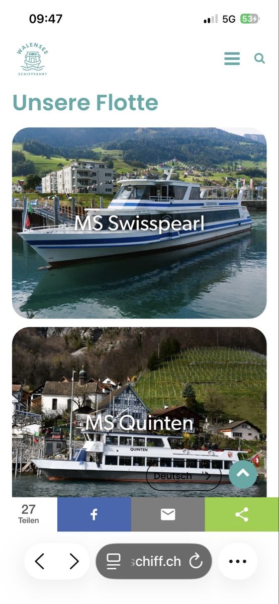 Tickets: 2 Tageskarten Walensee Schifffahrt – Neu und originalverpackt aus Oberglatt ZH von mascha11